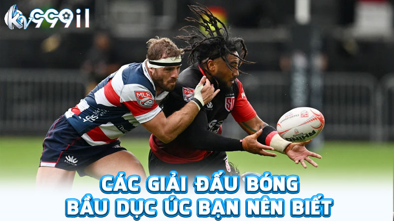 các giải đấu bóng bầu dục úc bạn nên biết